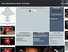 Tablet Screenshot of independentmusicnetwork.com